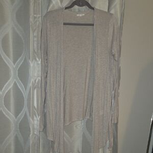 Maurices Taupe Draped Cardigan